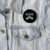 El Papa Mas Chingon Funny Mexicaanse vaders Ronde Button 5,7 Cm (In situ)