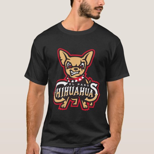 El Pas0 Chihuahuas Honkbal T-shirt (Voorkant)