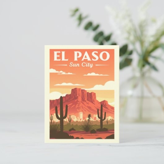  El Paso Briefkaart (Staand voorkant)