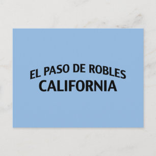 El Paso de Robles California Briefkaart