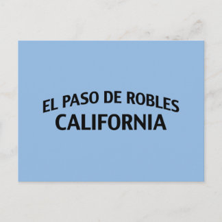 El Paso de Robles California Briefkaart