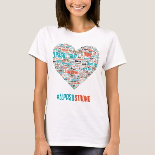 El Paso Heart 2019 - OldEP Theme Light Shirten T-shirt (Voorkant)
