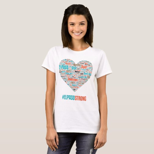 El Paso Heart 2019 - OldEP Theme Light Shirten T-shirt (Voorkant volledig)