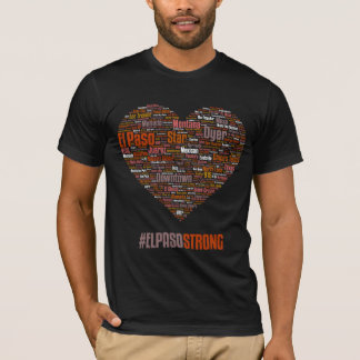 El Paso Heart 2019 - Woestijnthema Dark T-shirt