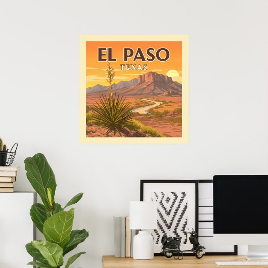 El Paso Poster (Thuiskantoor)