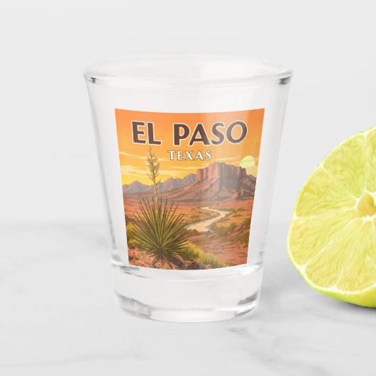 El Paso Shot Glas (Voorkant)