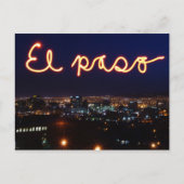 El Paso Skyline Briefkaart (Voorkant)