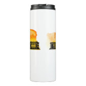 El Paso Skyline Latitude en Lengtegraad Thermosbeker (Achterkant)