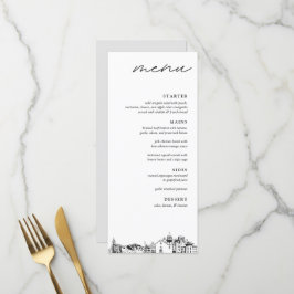 El Paso Skyline Modern huwelijksdiner Menu
