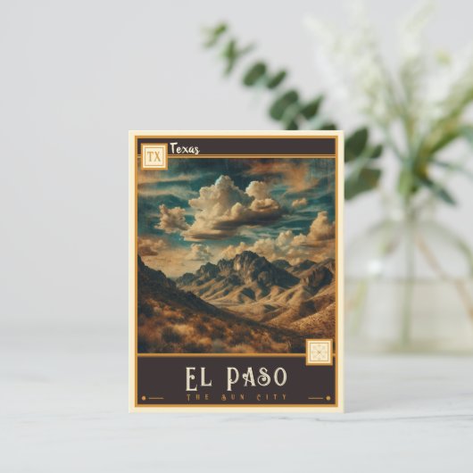 El Paso, Texas | Briefkaart (Staand voorkant)