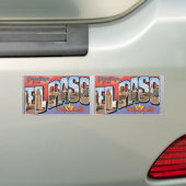 El Paso Texas Bumpersticker (Op auto)