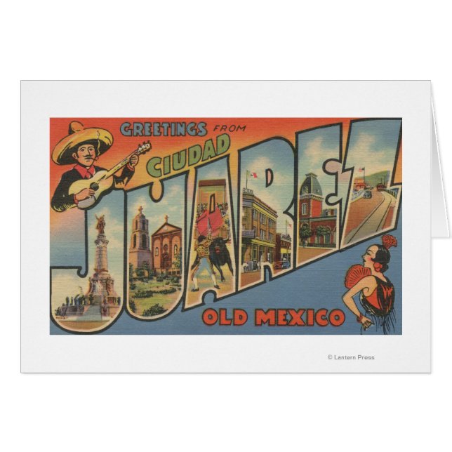 El Paso, Texas - Ciudad Juarez (Voorkant Horizontaal)