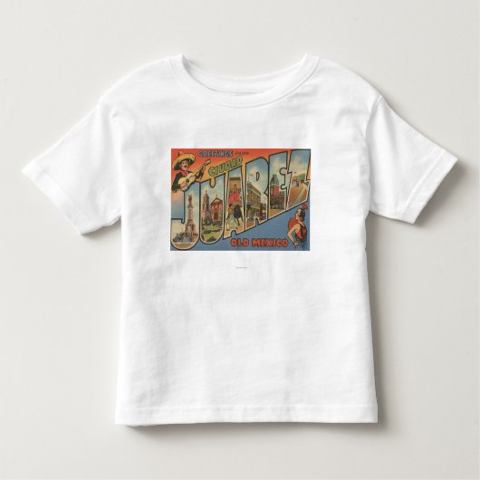 El Paso, Texas - Ciudad Juarez Kinder Shirts (Voorkant)