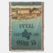 El Paso Texas Gooi Deken (Voorkant Verticaal)
