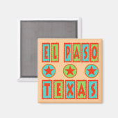 EL PASO, TEXAS MAGNEET (Voorkant / Achterkant)