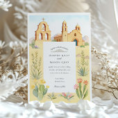 El Paso Texas Mission Church Wedding Kaart