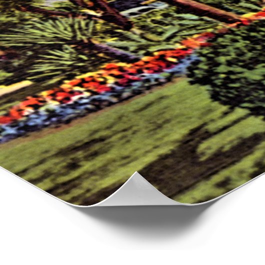 El Paso, Texas Plaza 1940 Poster (Hoek)