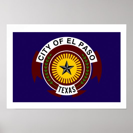 El Paso, Texas Poster (Voorkant)