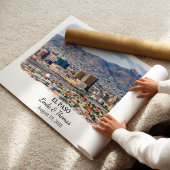 El Paso Texas Poster, Aquarel, Op Maat Poster