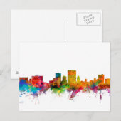 El Paso Texas Skyline Briefkaart (Voorkant / Achterkant)