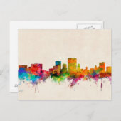 El Paso Texas Skyline Cityscape Briefkaart (Voorkant / Achterkant)