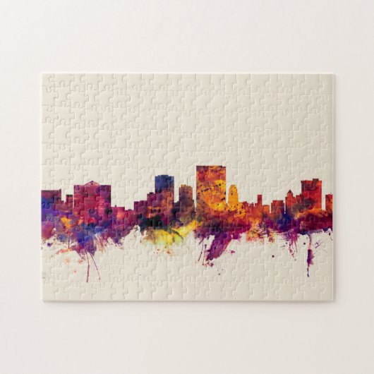 El Paso Texas Skyline Legpuzzel (Horizontaal)