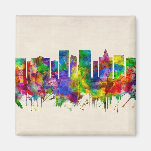 El Paso Texas Skyline Magneet (Voorkant)