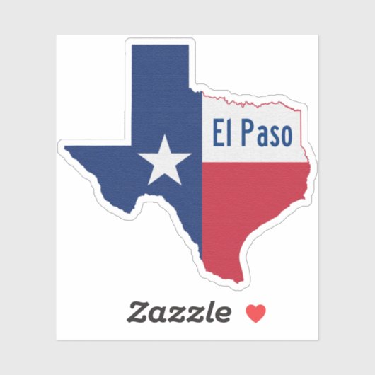 El Paso Texas Sticker (Vel)