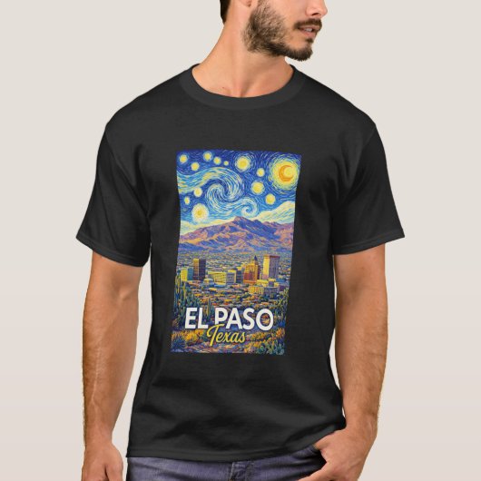 El Paso Texas T-shirt (Voorkant)