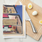 El Paso Texas TX  groot Briefkaart Theedoek (Quarter Fold)