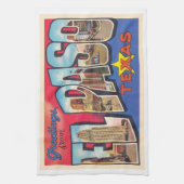 El Paso Texas TX  groot Briefkaart Theedoek (Verticaal)