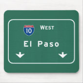 El Paso Texas tx Interstate Highway Freeway Road : Muismat (Voorkant)