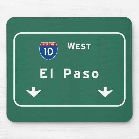 El Paso Texas tx Interstate Highway Freeway Road : Muismat (Voorkant)
