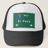 El Paso Texas tx Interstate Highway Freeway Road : Trucker Pet (Voorkant)