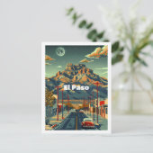 El Paso Texas Verenigde Staten Beroemde Reisplaats Briefkaart (Staand voorkant)