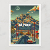 El Paso Texas Verenigde Staten Beroemde Reisplaats Briefkaart (Voorkant)