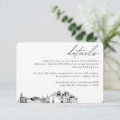 El Paso Wedding Hotel Kamer Blok Details Informatiekaartje (Staand voorkant)