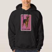 El Pastor Aleman Mexican Slang Lottery Bingo Cards Hoodie (Voorkant)