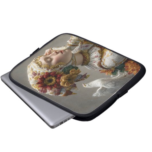 el pensamiento de laptop sleeve (Voorkant onderkant)