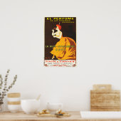 EL PERFUME La Roos Jacqueminot Coty Paris Art Deco Poster (Keuken)
