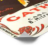 EL PERFUME La Roos Jacqueminot Coty Paris Art Deco Poster (Hoek)