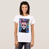 EL PERRO DOG DIA DE LOS MUERTOS T-SHIRT (Voorkant volledig)