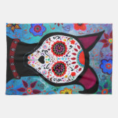 EL PERRO DOG DIA DE LOS MUERTOS THEEDOEK (Horizontaal)