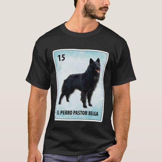 El Perro Pastor Belga Mexicaanse Belgische schapen T-shirt (Voorkant)