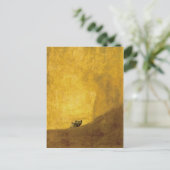 El perro, por Francisco de Goya Briefkaart (Staand voorkant)