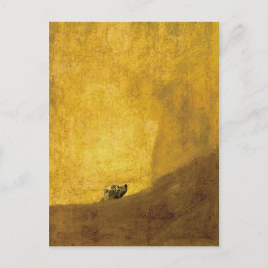 El perro, por Francisco de Goya Briefkaart (Voorkant)