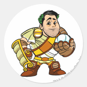 El Picklesaur-staf Altador-speler Ronde Sticker