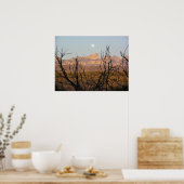 El Pico Moonrise - Big Bend, Texas Poster (Keuken)