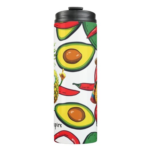 El PinCho Crew Sokken - Pineapple Empire Thermosbeker (Voorkant)