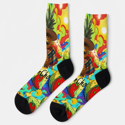 El PinCho Crew Soks - Ananas Imperium Sokken (Links)